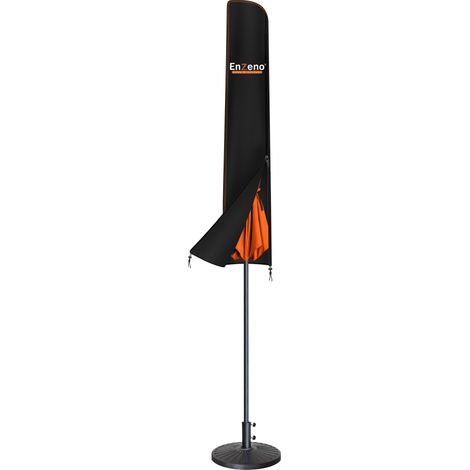 Housse de Protection pour Parasol, Bache Parasol Déporté 140x26/28cm (1/5)