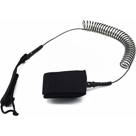 Leg loop for surfboard/paddleboard, retractable swivel rope for SUP, surfboard winder, boat/yacht accessory, 7 mm, 3.05 meters (please specify color), ankle straps--DTEKGAZ