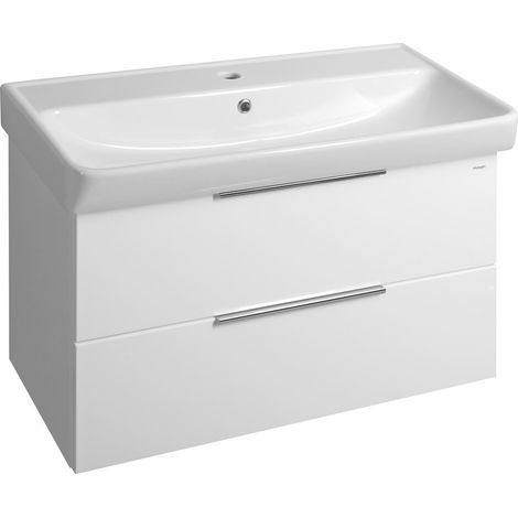 Meuble sous-vasque NEON 80x41,5 cm, blanc (1/4)