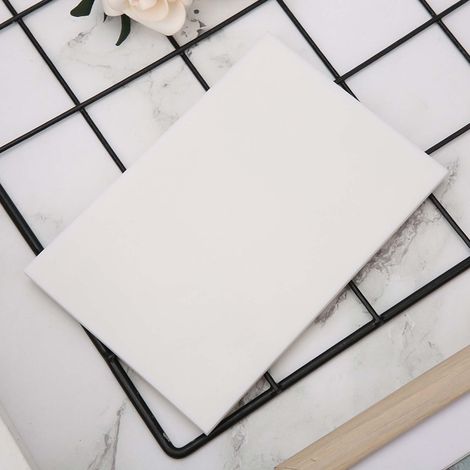 Bloc de gravure fin en caoutchouc blanc pour tampons en caoutchouc faits main. (1/5)