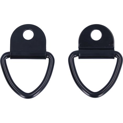 Deux ancres d'amarrage universelles robustes à boulon en V encastrées, adaptées aux camionnettes, SUV, bateaux, etc. (1/5)