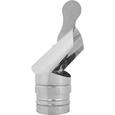FUMAIOLO GIREVOLE INOX TONDI 12 CM.