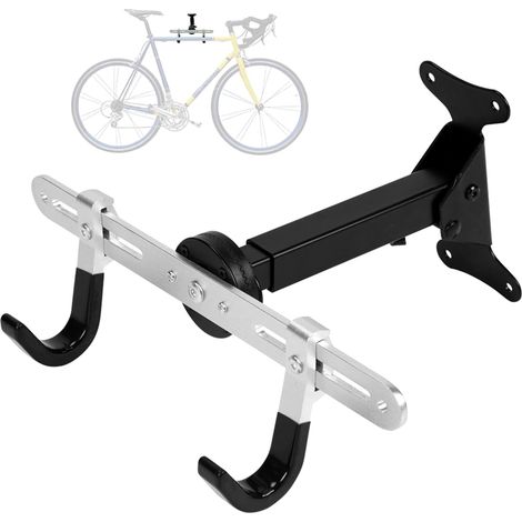 Supporto da parete per bici, garage stabile, angolazione e distanza dalla parete regolabili fino a 30 kg, supporto da parete pieghevole, sospensione a parete per mountain bike, bici da strada - Imbott (1/5)