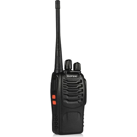 Baofeng BF888S Walkie-Talkies (2er-Pack) – 16 Kanäle, mit Ladestation und Kopfhörern – Schwarz (1/5)