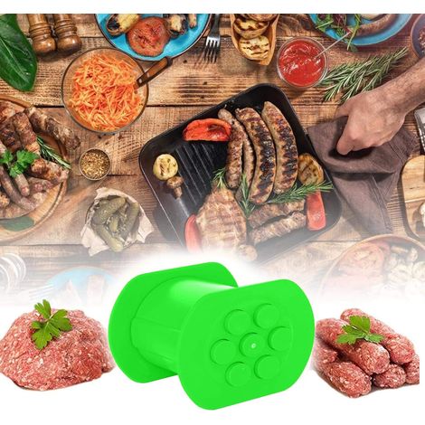 1 Presse à saucisses, 7 trous, ABS alimentaire, Cevapcici, Hot-dog, Barbecue maison (1/5)