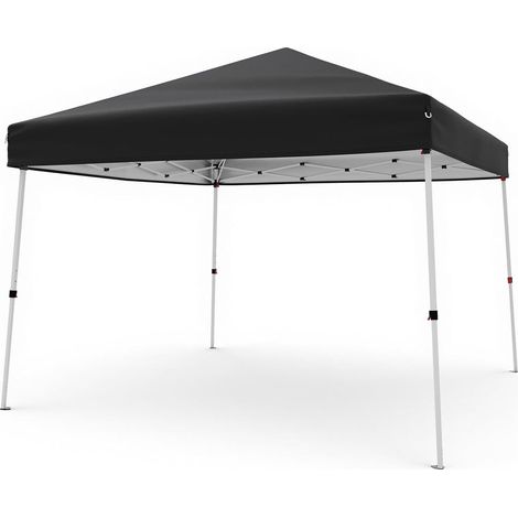 Tonnelle Pliante 3x3 m - Barnum Pop-up à Pieds Inclinés - Protection UV et Imperméable - Hauteur Réglable