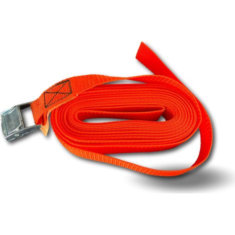 Sangle synthétique boucle à griffe Résistance à la rupture 50 kg 25mm x 5 m - Quantité x 1 - 50 kg - 25 mm - 5 m (1/5)