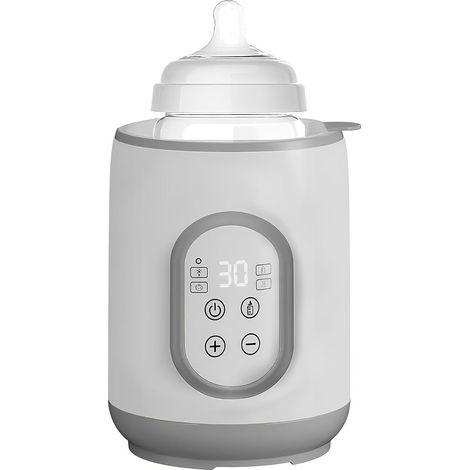 Scalda biberon, scalda latte rapido per neonati con timer, temperatura precisa per mantenere i migliori nutrienti nel latte materno, con funzione di scongelamento, sterilizzazione, isolamento, serbato (1/5)