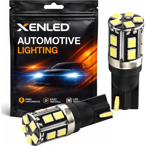 2 x AMPOULES W5W Canbus ULTRA XENLED - 900Lms - 15 LED Blanches XENLED 12V T10