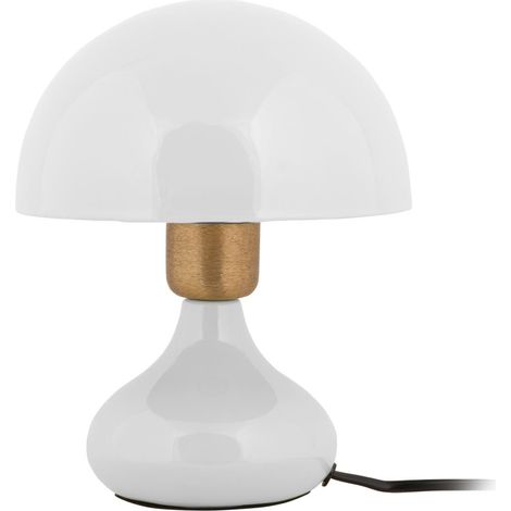 Leitmotiv Binc lámpara de mesa blanca 23 cm