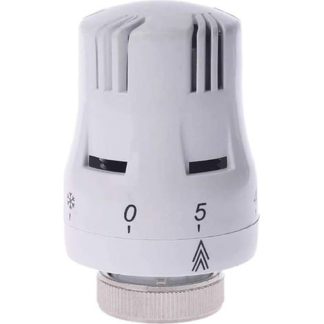Vanne de radiateur, vanne de régulation de température pneumatique pour système de chauffage, tête de remplacement standard pour radiateur thermostatique v (1/5)