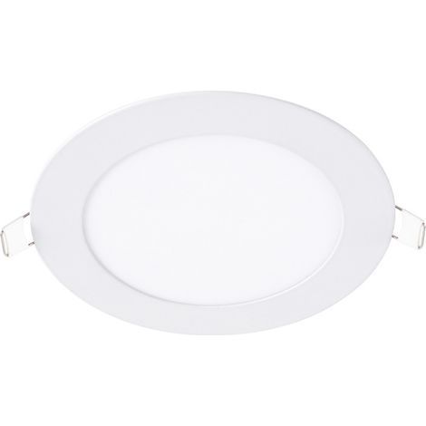 GENERIC-6 Spots Encastrables Intérieurs, Panneau LED, Plafonnier LED Rond Mince 12W, Convient pour Chambre, Salon, Bureau, Couloir Ouverture 15,5-16cm Panneau 17cm (1/5)