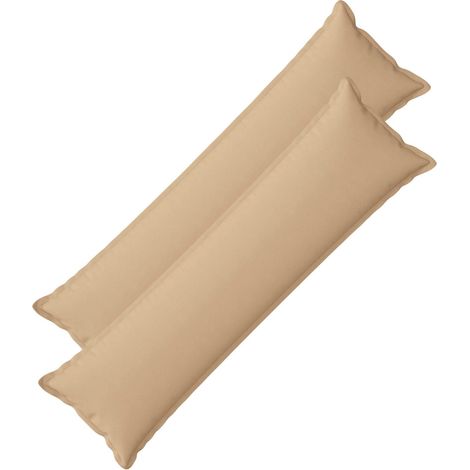vidaXL Cushion with Pillow HOUTEN 2 pcs Cream Faux Linen (1/5)