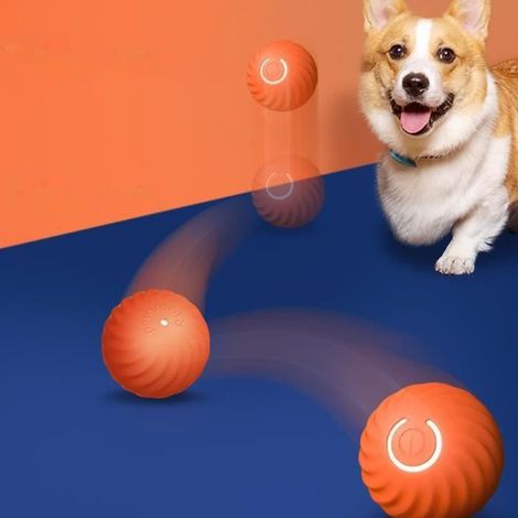 Jouet pour animaux de compagnie intelligent Balle de saut de chien interactive intelligente balle anti-morsure 2 (1/4)