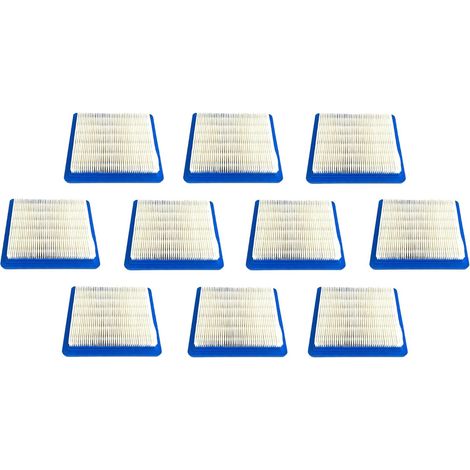 Lot de 10 filtres à air compatibles avec Briggs & Stratton 491588S 399959 Quantum 3,5-6,5 HP 625 650 675 (1/2)