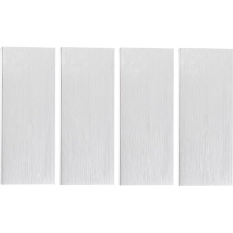 4 poignées d'armoire modernes invisibles en aluminium avec support de fixation 64 mm et 80 (1/5)