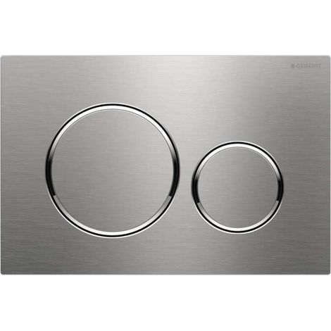 Geberit Sigma20 - Pulsador para WC Sigma20, atornillable, acero inoxidable 115.889.SN.1