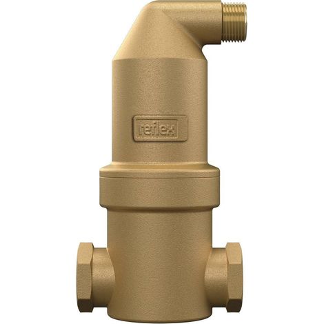 Reflex Exvoid A 1 V, séparateur de microbulles avec filetage en laiton, 110 °C, 10 bar, 9251520