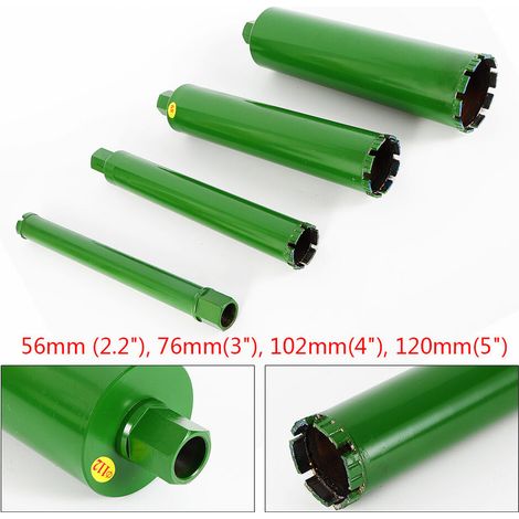 2.2'' 3'' 4'' 5'' Mèche diamantée humide pour béton Premium Green 4X series (1/5)