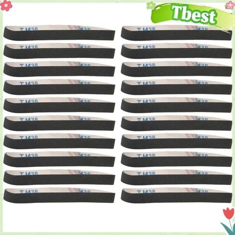 Tbest Bande abrasive Rouleaux de papier de verre abrasif, bande de ponçage, meulage mental, polissage, outil Grain 120 (1/5)