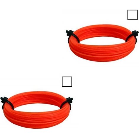 FILO DECESPUGLIATORE QUADRATO MM 3  X 50 MT COLORI MISTI --PZ  2-- FERR 249638