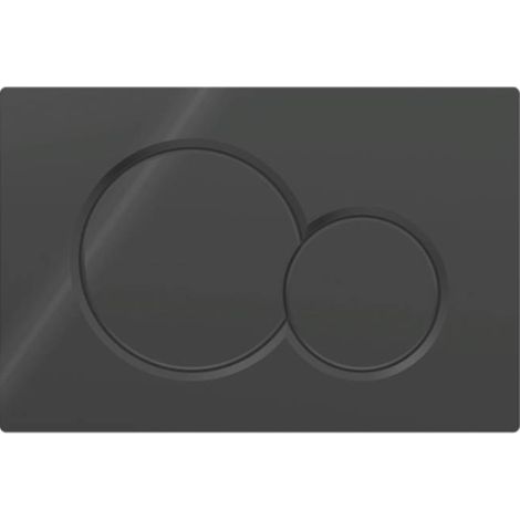 Geberit Sigma01 Betätigungsplatte für 2-Mengen-Spülung: Tiefschwarz RAL 9005 (115.770.DW.5) (1/4)