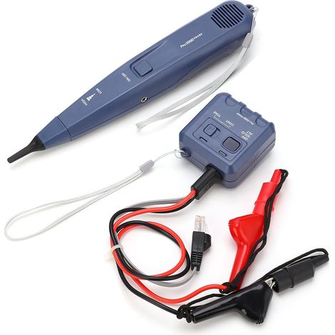 Kit de prueba de cables de red, localizador de línea telefónica portátil de alta precisión, seguro y confiable, localizador de detector de cables de generador de audio para (1/5)