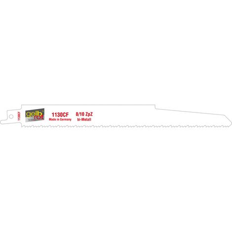 gelbrot Säbelsägeblätter Typ 1130CF Länge 225 mm Kunststoffbox mit 20 St.