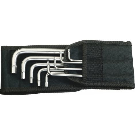 Wera 3950 PKL/9 SZ Jeu de clés mâles coudées, syst. impérial, acier inoxydable, 9 pièces - 05022721001 (1/5)