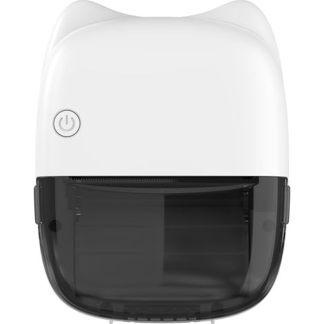 Imprimante thermique de poche mini format, étiqueteuse photo instantanée sans fil BT compatible Android iOS via application, pour reçus, étiquettes, mémos, autocollants, listes, album, journal, DIY, p (1/4)