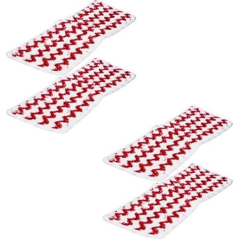 Recharges pour balai vapeur - VILEDA - Steam XXL - Microfibres - 4 pièces (1/3)