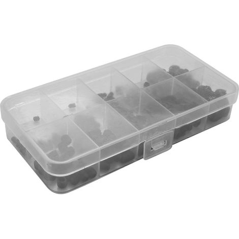 Set mit 200 Innensechskantschrauben, Sortiment an Stahlgewindebolzen, Sechskantschraubensatz (1/5)
