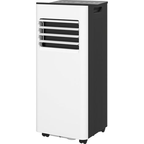 Climatiseur portable 9000 BTU 3 en 1 2 vitesses télécommande panneau LED pour 28 m² blanc