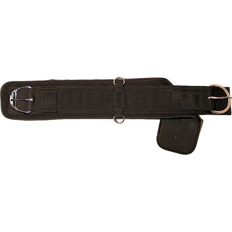 Sottopancia Brad Ren's a strati sovrapposti con fibbia a rullo e fascia in neoprene: 32" = 81 cm, nero (10)