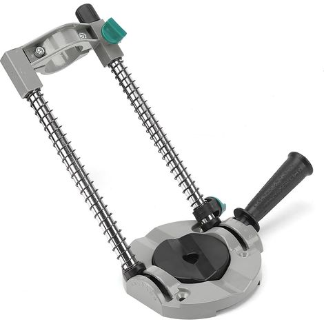 Support orientable réglable pour perceuse électrique, guide de perçage avec socle stable et fixation précise (1/5)