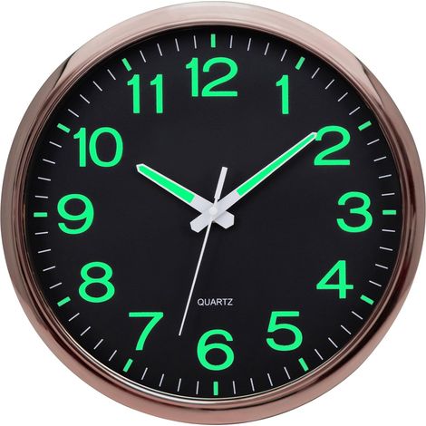 Horloge murale lumineuse 30 cm (12 po) - Roségu (1/5)