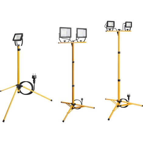 Projecteur de chantier à LED sur trépied 2x20W TW 3400LM Goobay (1/5)