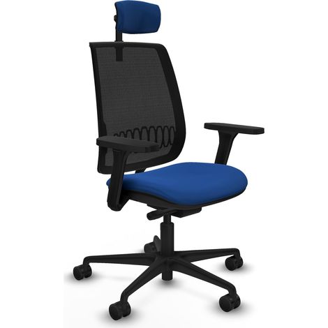 Silla de oficina piqueras y crespo Alares negro cómoda ajustable (1/2)