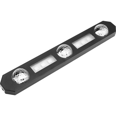 Kit de 4 bandes lumineuses LED décoratives à effet étoile pour l'intérieur de voiture, sous les sièges. (1/5)