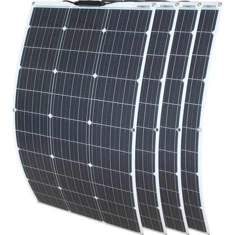 Panneau Solaire Flexible, 100W de Puissance, Technologie Monocristalline (1/2)
