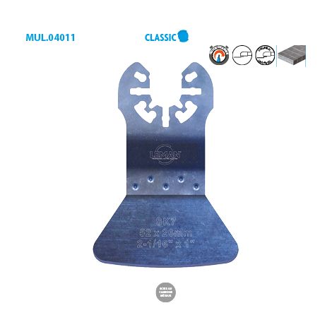 SPATULE RIGIDE SK7 52X26 MM - 4011.01 - LEMAN (1/2)