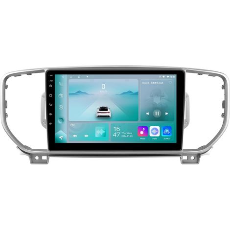 Autoradio,9 Pouces Android 13 écran Tactile 2+32 Go Navigation GPS avec Carplay Android Auto WiFi Bluetooth Commande au Volant DSP (modèle C) (1/5)