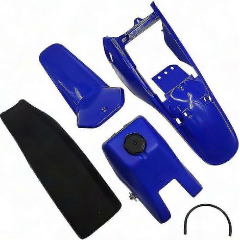 Carénage en plastique pour moto cross PW80 Pee Wee - Kit carrosserie avec garde-boue, selle et réservoir d'essence, pièces de rechange (1/5)