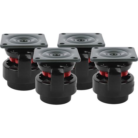 4 roulettes de nivellement GD-60F, roulettes industrielles robustes (1/5)