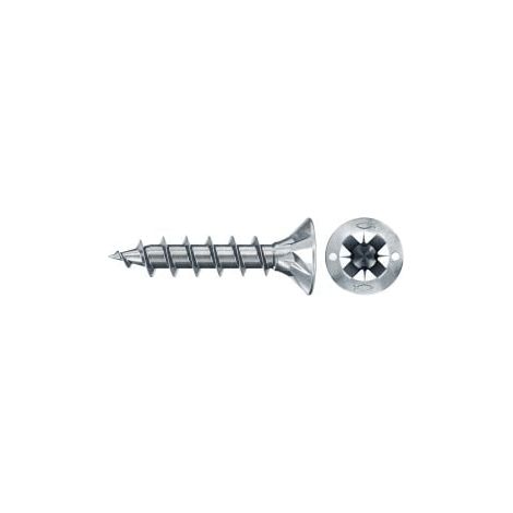 fischer Spanplattenschraube PowerFast FPF II CZF 3,5 x 12 BC 30 Senkkopf Kreuzschlitz PZ Vollgew. - 577902 (1/3)
