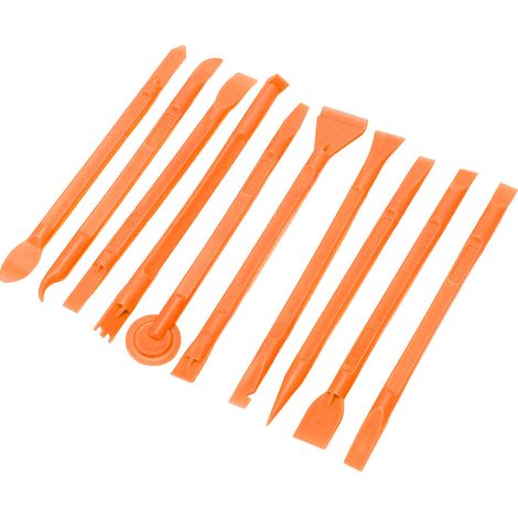 100 Stück antistatische Spudger, multifunktional, leicht, aus weichem ABS, universelles Öffnungswerkzeug für die Handy-Reparatur, orange (1/5)