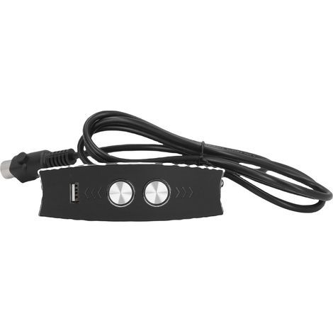 Contrôleur de fauteuil inclinable électrique, chargement USB, rétro-éclairage LED, 5 broches, interrupteur de commande manuel pour canapé, fauteuil élévateur, noir (1/5)
