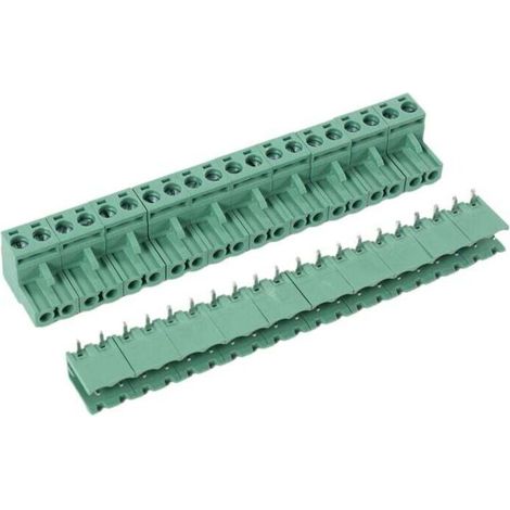 10 Pièces Connecteur À Broches 2 Pins 5.08 Mm Pour PCB À Angle Droit-Crezuo