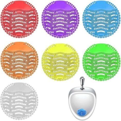 Urinalfilter, 7er-Packung geruchsneutralisierende Filter, Geruchs- und Spritzschutz für Toiletten (Badezimmer, Büros, Stadien, Schulen)