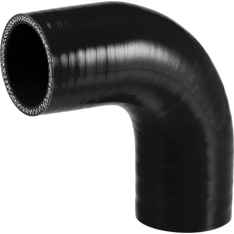 Tuyau Coude En Silicone Noir Universel 1 Pièce Pour Voiture (1/5)
